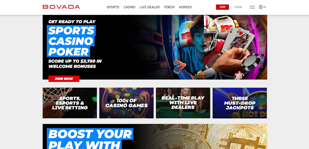 Bovada Screenshot