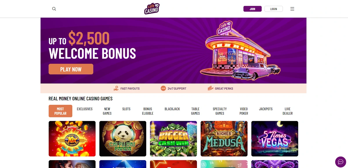 Cafe Casino Screenshot