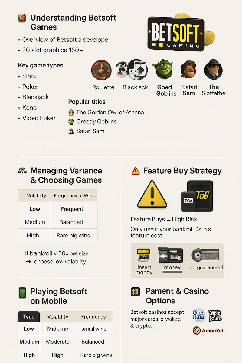 How to Win on Betsoft Games infographic