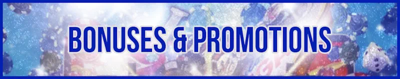 Bonuses Promotions banner