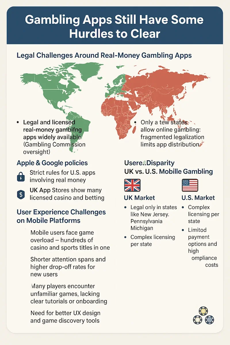 >Gambling Apps Still infographic