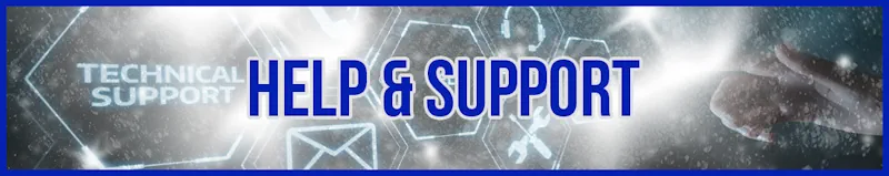 Responsible Gambling and Customer Support banner