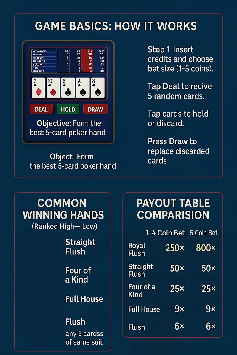 How to Play Video  infographic