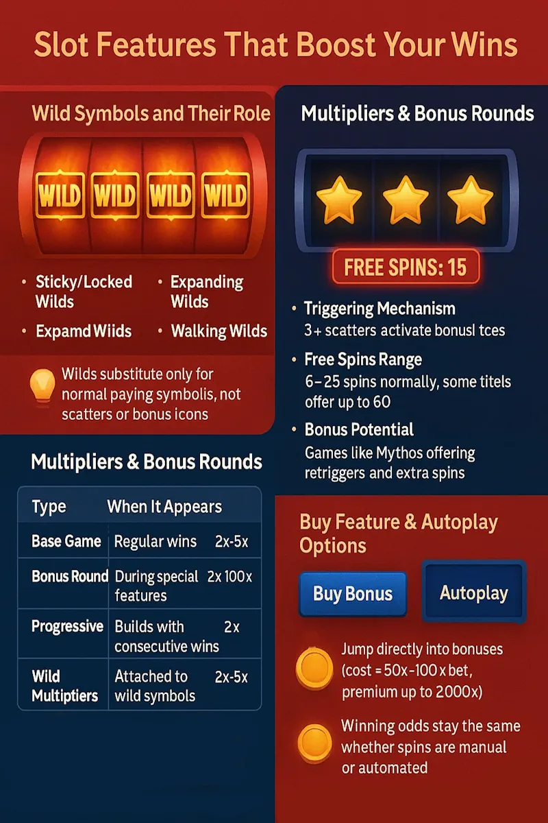 Slot Features infographic