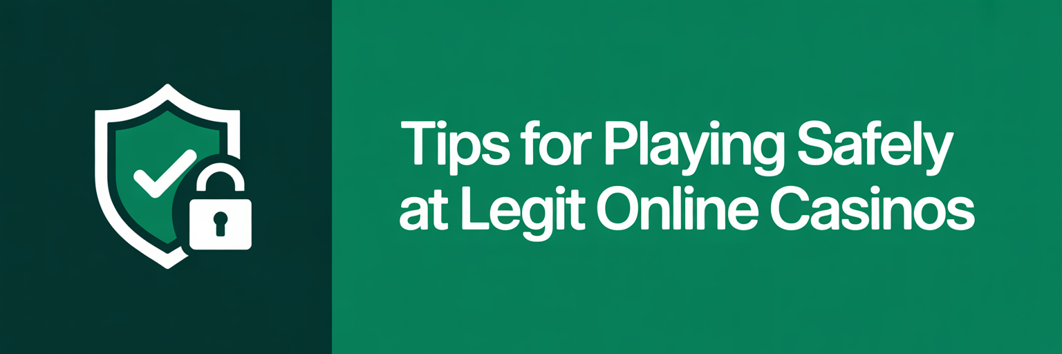 Safe Legit Online Casinos