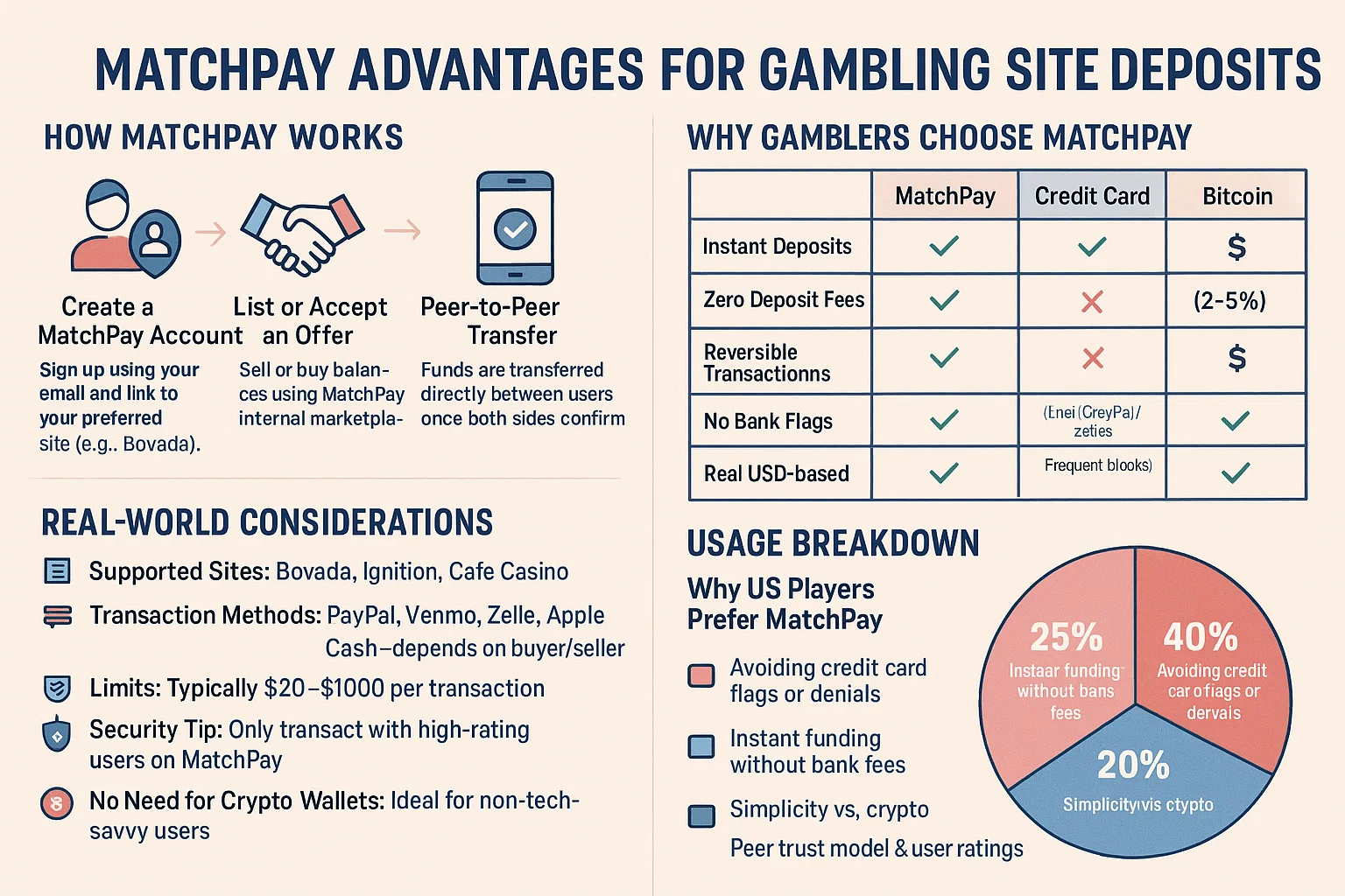 MatchPay for casino